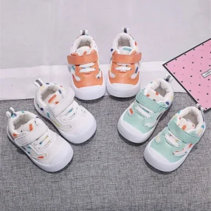 Baby Walking Shoes Spring Autumn Mesh Soft Soled Functional Boys Girls 1-3 Year Sneakers For Kids Baby Girl