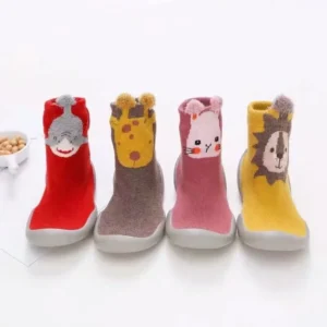 Infant Toddler Spring Summer Soft Sole Sock Shoes Cute Animals Unisex Baby Non-Slip Floor Socks Kids 0-3T Lightweight Prewalker