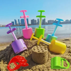 Kids Sandbox Molds Beach Toys Shovel Castle Building Sand Brick Walls Mold Summer Fun Outdoor Seaside Play Water Sand Snow Toys