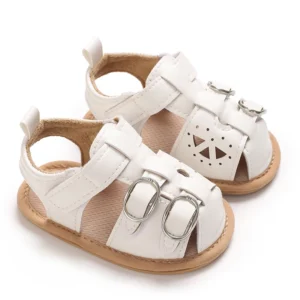 Breathable New Summer Baby Sandals PU Leather Low Top Baby Boys Girls Sandals Soft Anti-slip Newborn Leisure Infants Shoes